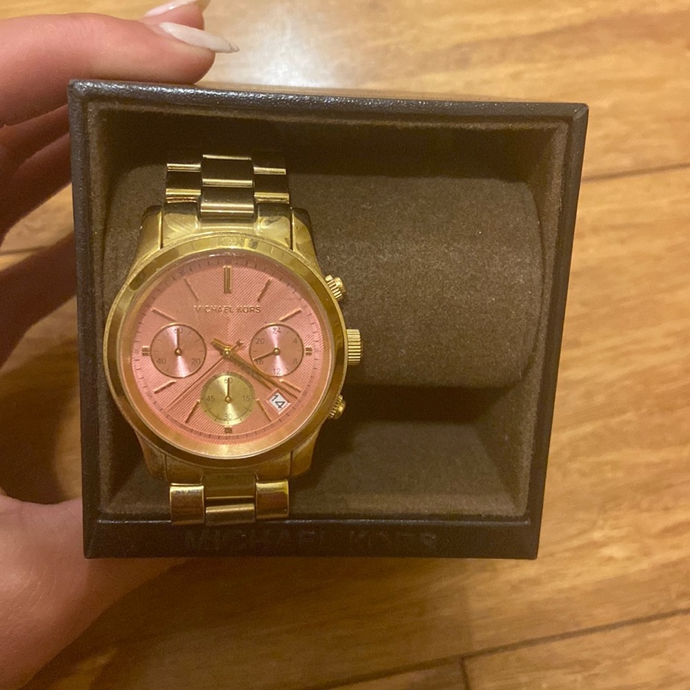 Gold & rose gold Michael Kors Womens Watch